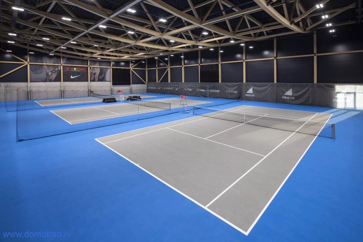2021 September. 3 indoor HARD courts with cushion in Hiiumaa Sport Center